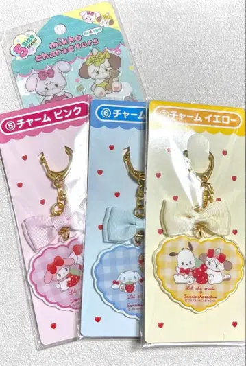 릴아라모드 산리오 뽑기 참 3개 x 5 사이즈 스티커 세트