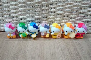 헬로키티 소프트 비닐 피규어 인형 취주악대 악기 다색 전 7종 레어