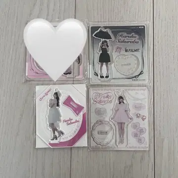 사쿠라바 하루카 아크릴 스탠드 LARMEFES LARME 4개 세트