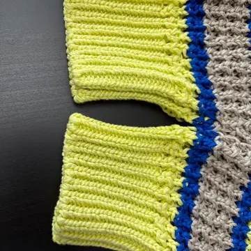 CAVEMPT STRIPE LOOSE WAFFLE KNIT #2 | 니트/스웨터 | 번개장터 중고거래