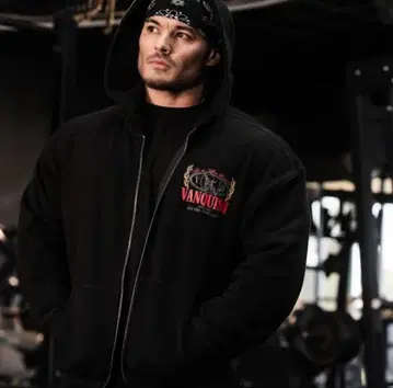 vanquishfitness 블랙 후드티 VANQUISH VQ