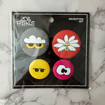 ZO&FRIENDS ZOA 캔뱃지 세트 G-DRAGON