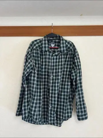 AiE 체크 셔츠 USA제