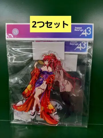 2개 리아스 그레모리 아크릴 스탠드 멜론북스 오이란 차이나 드레스