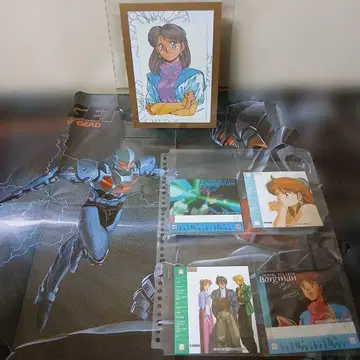 아니스팜 & 쿄 료 초음전사 보그맨 엽서 C & B2 포스터 & 카세트