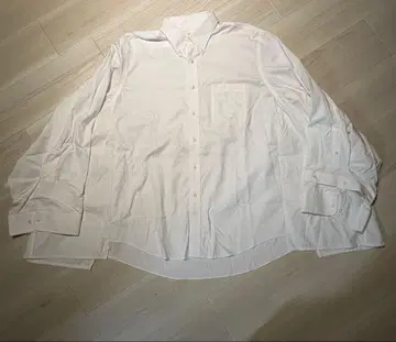 77circa 셔츠 화이트 오버 사이즈 재구축