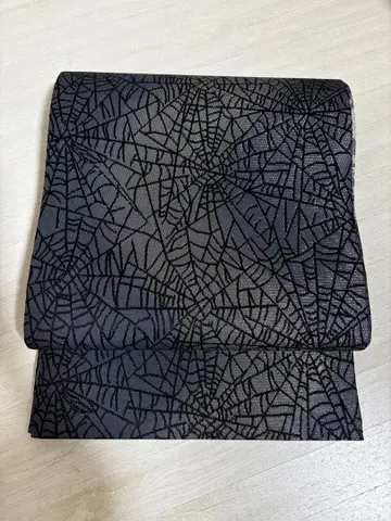 미사용 기모노 야마토 멋진 거미줄 후쿠로 오비 o-101