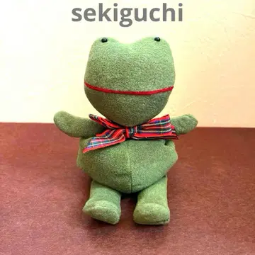 [레트로] sekiguchi 세키구치 봉제 인형 마스코트 개구리