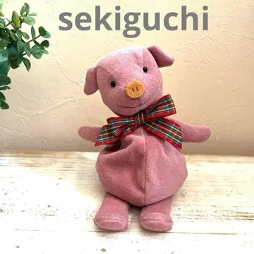 [레트로] sekiguchi 세키구치 봉제 인형 마스코트 돼지