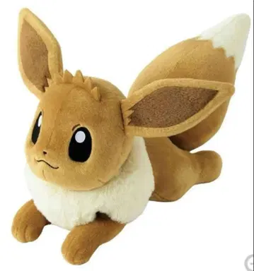 미사용 새상품 등신대 이브이 누워있는 봉제 인형 포켓몬 센터