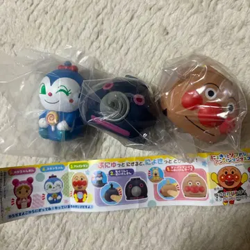 코킨짱 모그린+바이킨맨 호빵맨호+명견 치즈 3종 세트