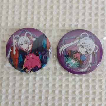 [초 카구야 공주!] 라운드 원 한정판 캔뱃지 2개 세트 야치요