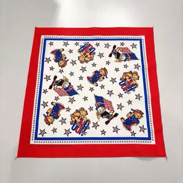 [미사용 새상품] 80s Garfield 가필드 USA제 반다나