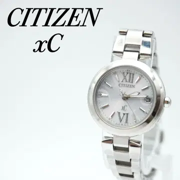 CITIZEN XC H058-T021158 전파 솔라 여성용 작동품