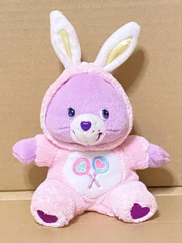 케어베어 토킹 위시베어 퍼플 보라색 토끼