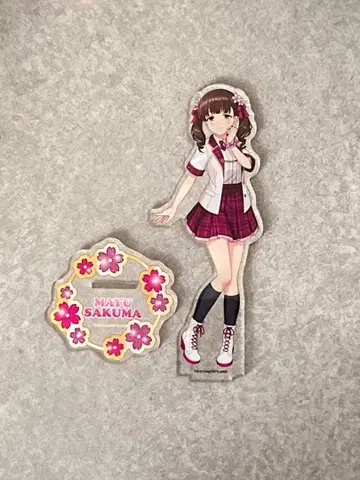 아이돌 마스터 신데렐라 걸스 사쿠마 마유 아크릴 스탠드 유라쿠초 마루이