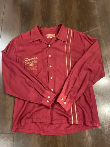 코카콜라 볼링 셔츠 긴팔