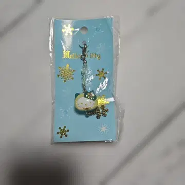 헬로키티 눈꽃 스트랩