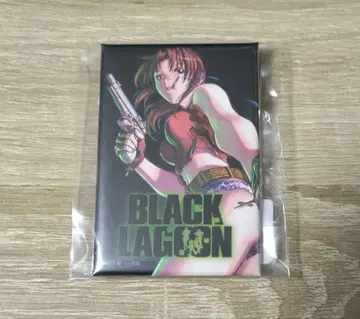 [ 미개봉 ] BLACK LAGOON 복권메이트 스퀘어 캔뱃지 레비