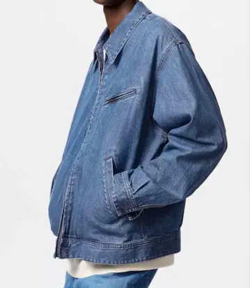 유니클로 UNIQLO 집업 데님 블루종 택 포함 새상품