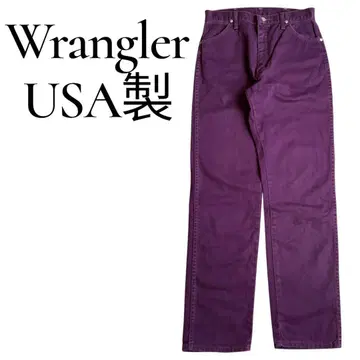 Wrangler USA제 스트레이트 데님 퍼플 14MW280 32