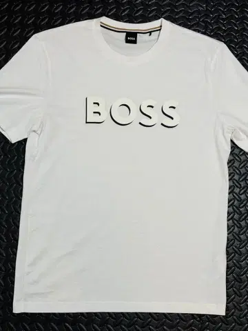 BOSS 화이트 T셔츠 XL 사이즈 화이트 로고 레어 오타니 쇼헤이