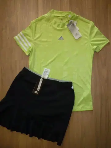 [새상품 S] adidas 아디다스 골프 셔츠&스커트 셋업