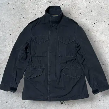 알파인더스트리 M-65 필드 자켓 블랙 페이드 M