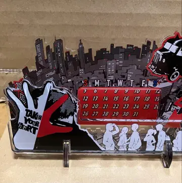 페르소나 5 탁상 아크릴 만년 달력 조커 아크릴 스탠드 아마미야 렌