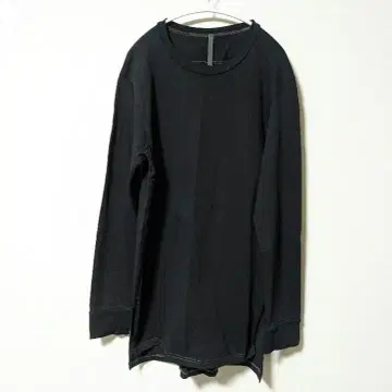 [ 카즈유키 쿠마가이 어태치먼트 ] 실키 고밀도 천축 크루넥