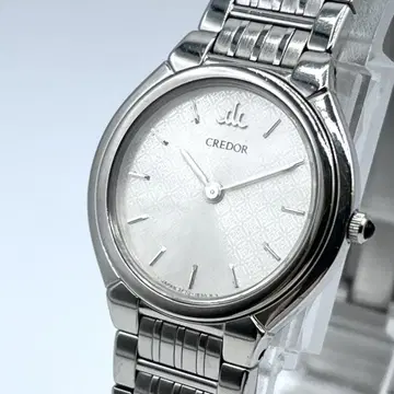 가동품 SEIKO CREDOR 2F70-0500 실버 다이얼 QZ