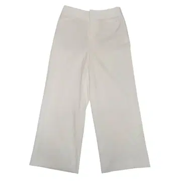 미쉘클랑 슬림 레그 와이드 팬츠 34 화이트 체형 커버 작은 사이즈