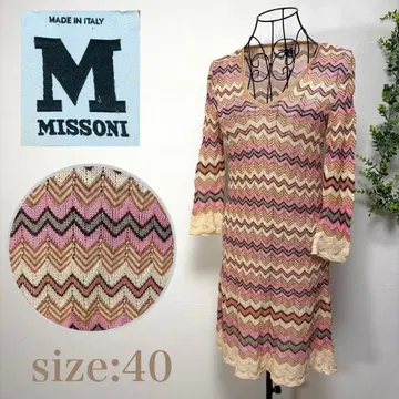 M MISSONI 미쏘니 니트 원피스 지그재그 원피스 봄/여름