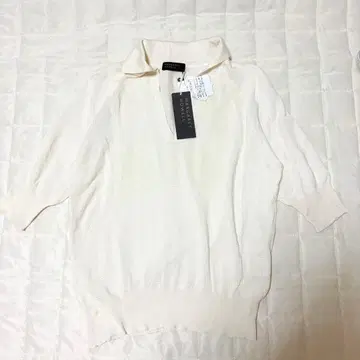 하자품 택 포함 새상품 실크 100% 마가렛호웰 반팔 스키퍼 셔츠