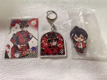 컬러풀 피치 카라피치 유안군 아크릴 스탠드 트레이딩 카드 고무 키홀더