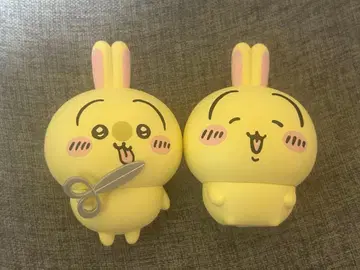 토끼투성이 피규어 2체 세트