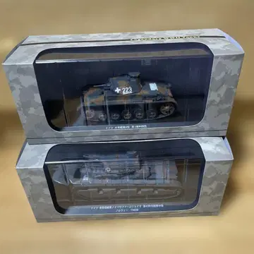 제2차 세계 대전 탱크 모델 컬렉션 빅 스케일 1/43 2대 세트