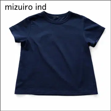 미즈이로 인드 mizuiro ind 크루넥 T 블랙 일본제 새상품급