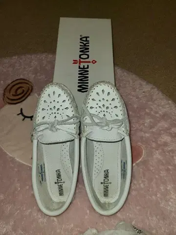 MINNETONKA 가죽 신발 박스 포함