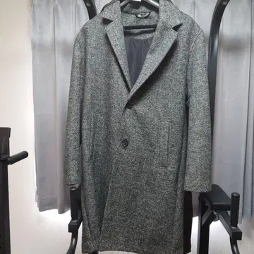 ZARA 헤링본 무늬 체스터 코트