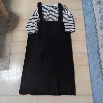 kagure 블랙 살로펫풍 원피스