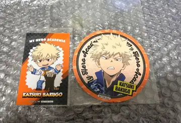 바쿠고 카츠키 시 파라 코스터 특전 카드 세트 나의 히어로 아카데미아