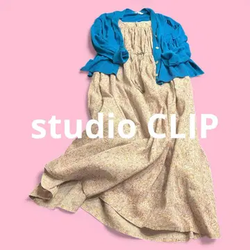 가격 인하 스튜디오 클립 미니 꽃무늬 원피스 린넨 56% 면 44%