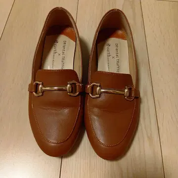 ORiental TRaffic 카멜 스퀘어 로퍼 36(23.0cm)