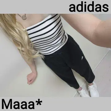 adidas 초귀염 크롭 기장 저지 레깅스 팬츠