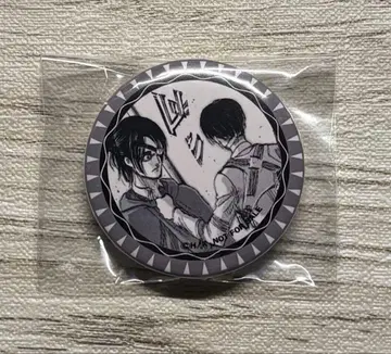 진격의 거인 히타 소프트 크림 특전 캔뱃지 리바이&한지 1점