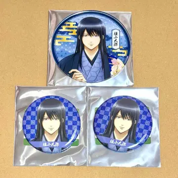 은혼 마루이 단면 꽃무늬 일본 의류 캔뱃지 아크릴 코스터 가츠라 코타로