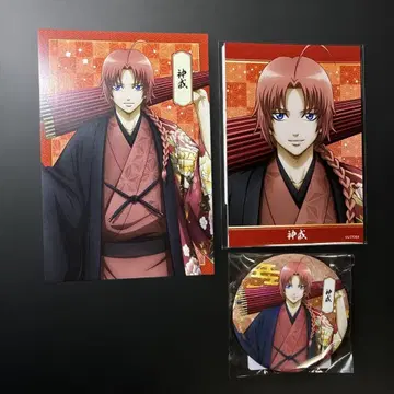 은혼 마루이 단면 꽃무늬 일본 의류 캔뱃지 브로마이드 특전 엽서 카무이