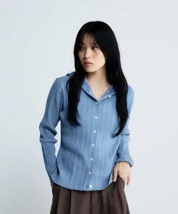 JEANASIS 12G 랜덤 리브 후디/650172