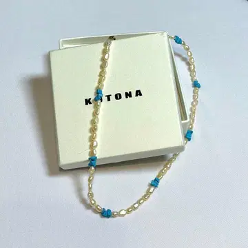 KOTONA 코토나 목걸이 비즈 터콰이즈 블루